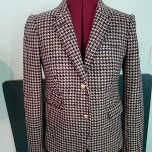 J Crew Herringbone Blazer Size 6